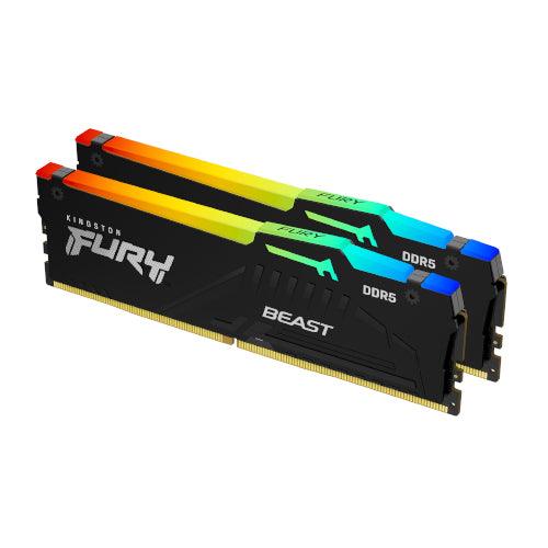 32GB Kingston FURY Beast DDR5 RGB 4800MHz (2x16GB) - Utopia Computers